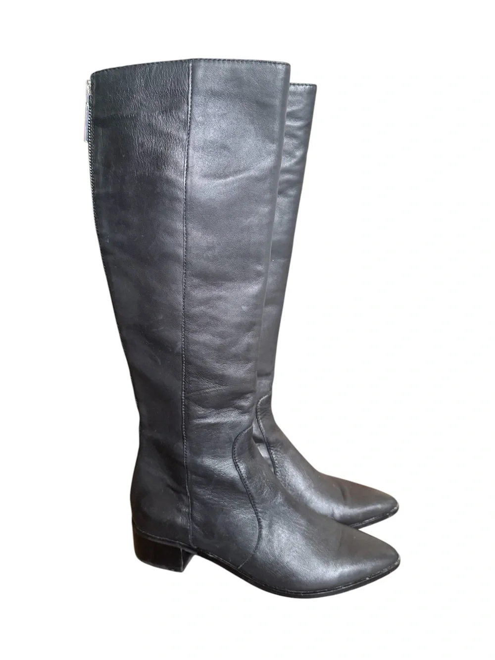 Dolce Vita Black Knee High Leather Boots